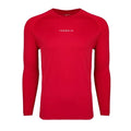 YOUNGLA- Red Raglan Long-Sleeve Gym Shirt
