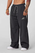 YOUNGLA Men's Side Piping Track Pants